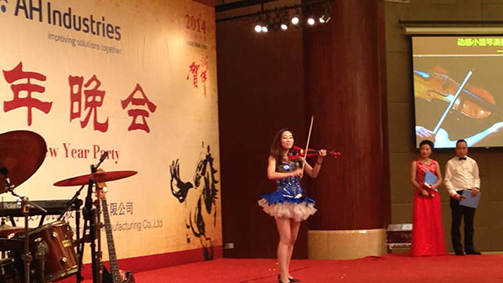 宁波派挺隆重举行2014年迎新春联欢会