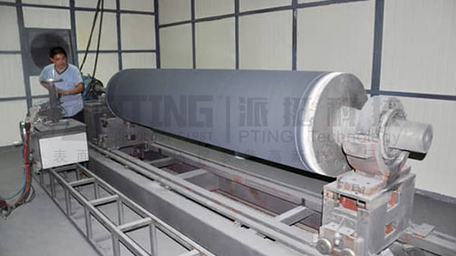 公司等离子喷涂系统投入使用