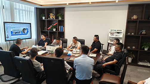 派挺科技销售团队月度培训会顺利召开